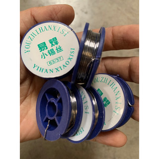 thiếc hàn cuộn nhỏ hoặc 1,5m thiếc, dùng trong hàn điện tử