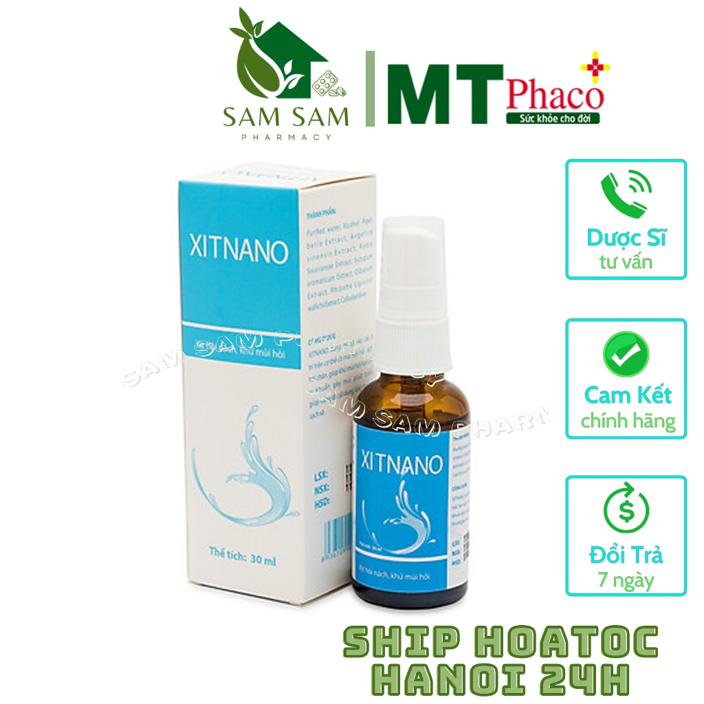 Xịt Khử Mùi XỊT NANO XITNANO 30ml