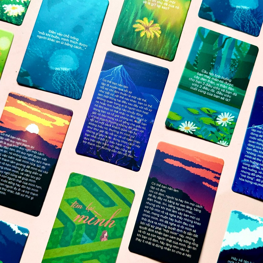 Bộ bài tìm lại Mình khám phá bản thân thấu hiểu cảm xúc giúp chữa lành tâm hồn