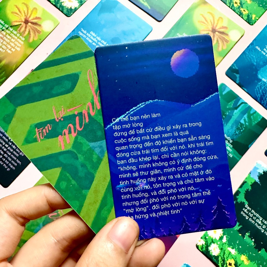 Bộ bài tìm lại Mình khám phá bản thân thấu hiểu cảm xúc giúp chữa lành tâm hồn