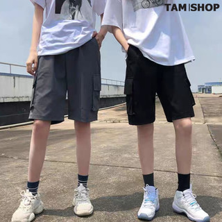 Quần 4 túi hông quần short túi hộp quần đùi kaki chất co giãn - Quần short nam kaki túi hộp