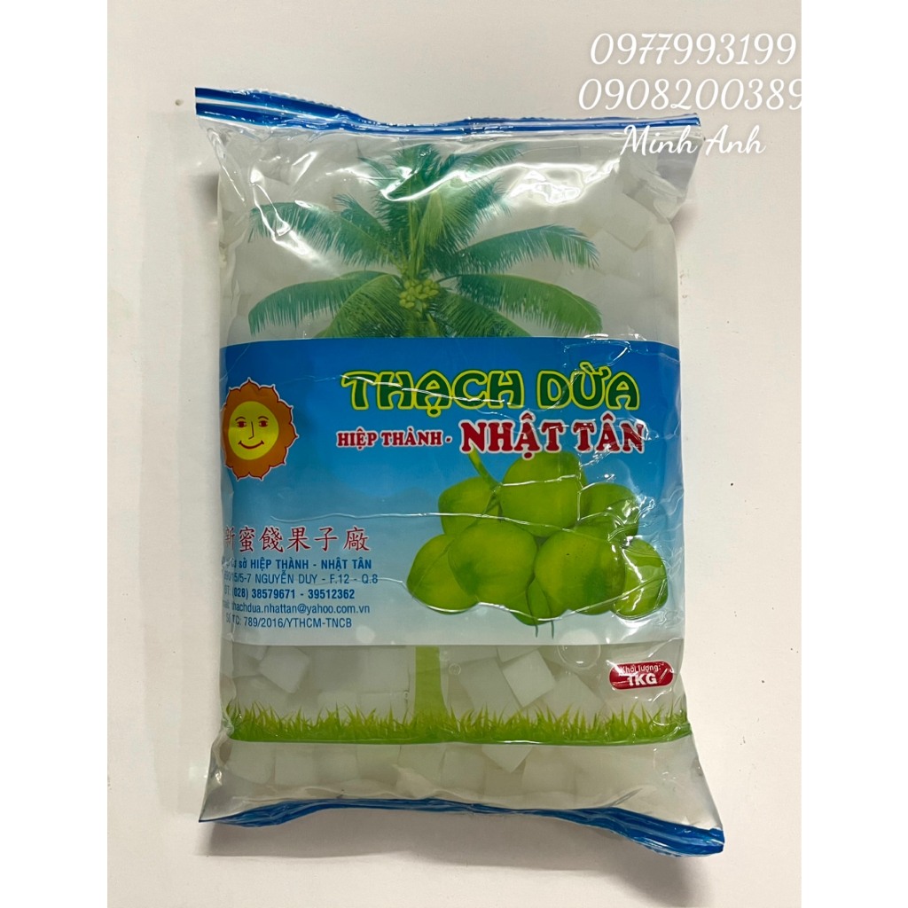 Thạch Dừa gói 1kg - 500g
