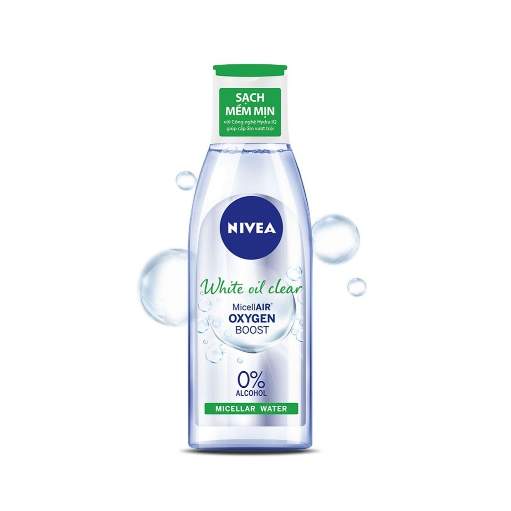 Nước Tẩy Trang NIVEA Kiểm Soát Nhờn White Oil Clear Micellar Water - 200ml - 86609