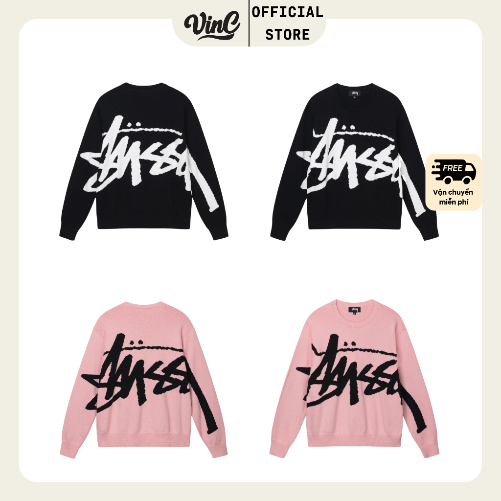 Áo Sweater Stussy Stock - CÓ SẴN