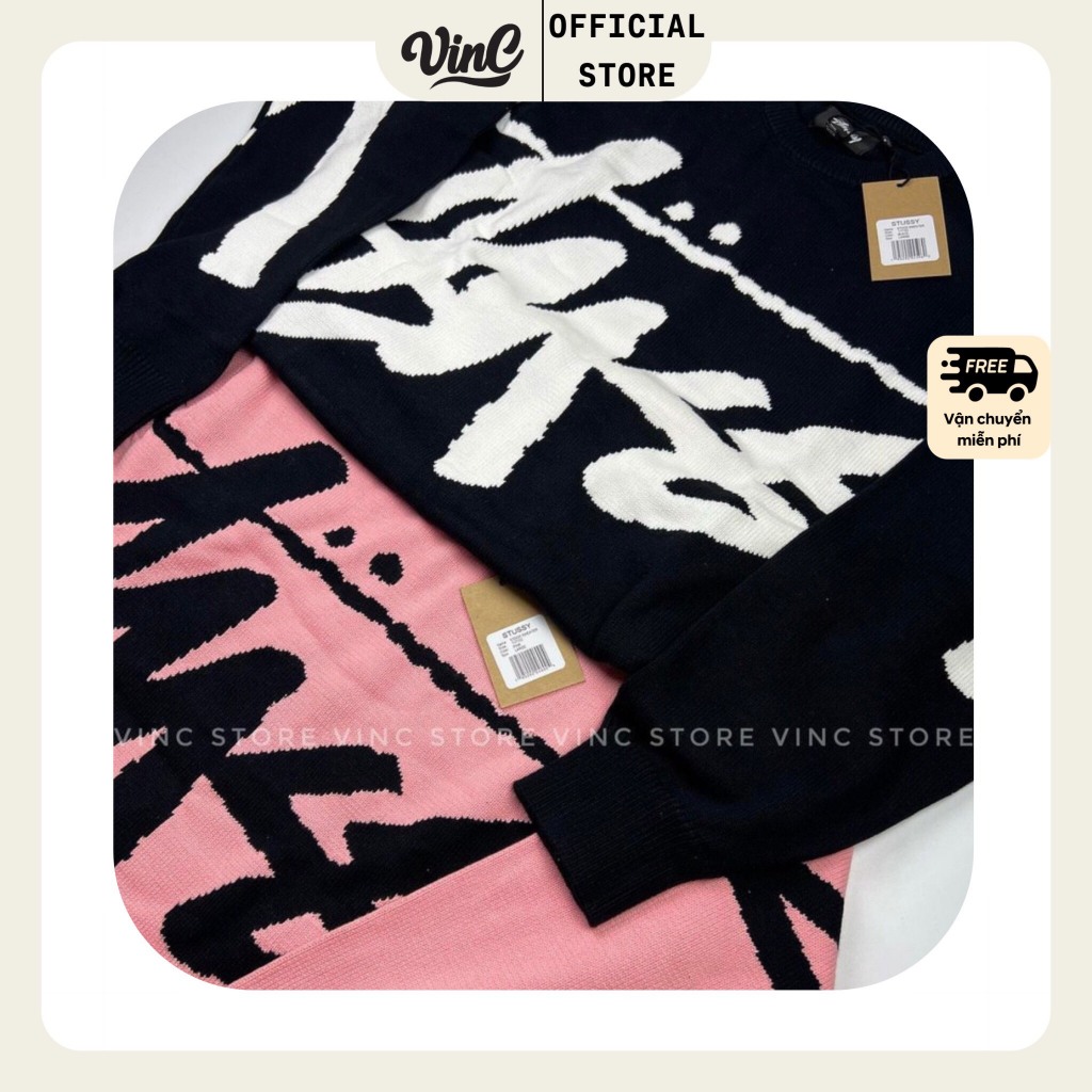Áo Sweater Stussy Stock - CÓ SẴN