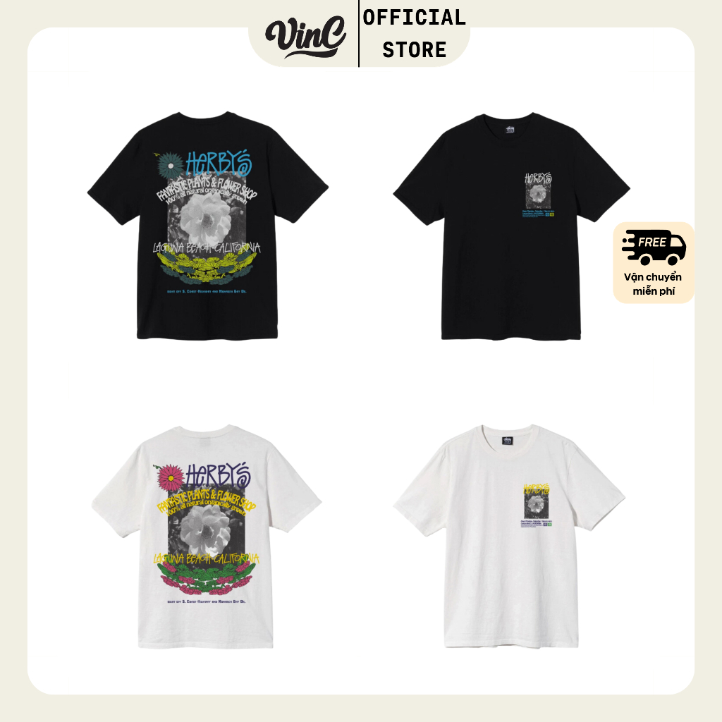 Áo thun Stussy Herby's Dyed unisex - CÓ SẴN
