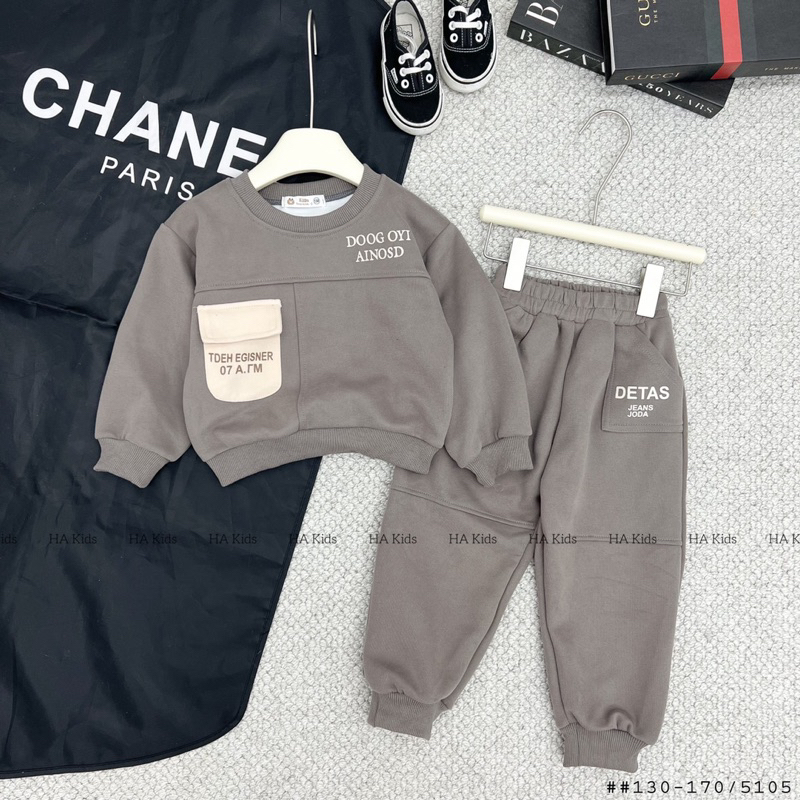 Set bộ loang rách sành điệu cho bé trai