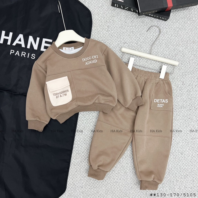 Set bộ loang rách sành điệu cho bé trai
