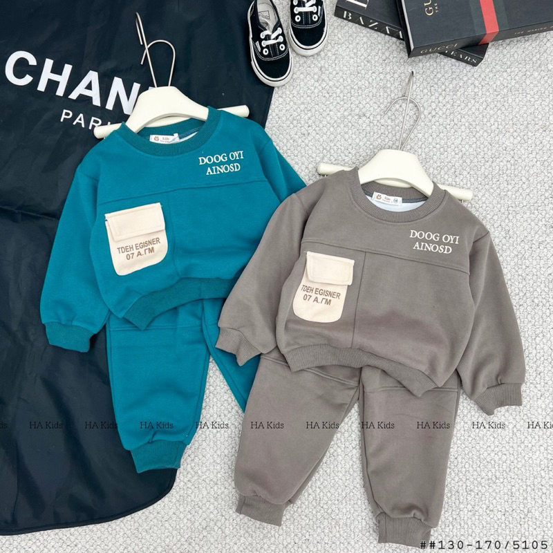 Set bộ loang rách sành điệu cho bé trai