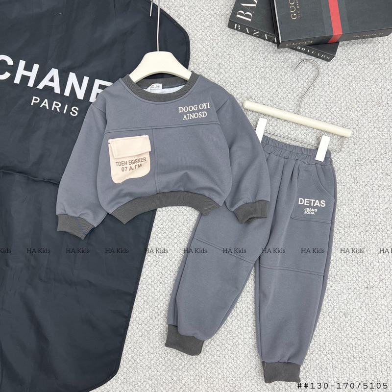 Set bộ loang rách sành điệu cho bé trai