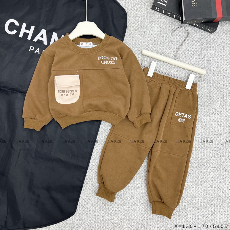 Set bộ loang rách sành điệu cho bé trai