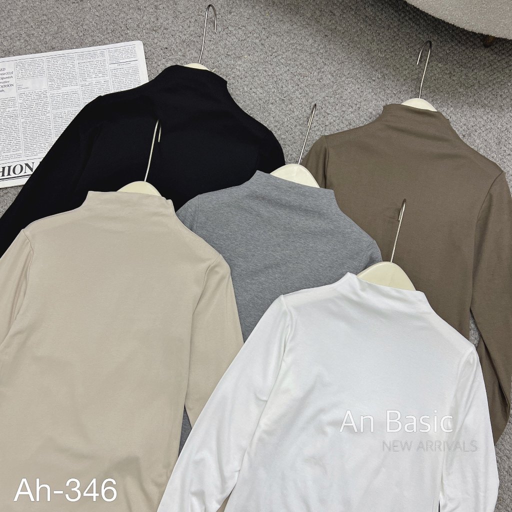 Áo thun dài tay cổ leo 3 phân - Retrostyle.vn - Aothundaitay346_P13K1