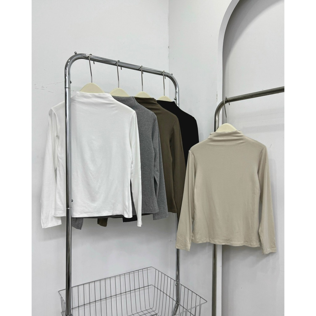 Áo thun dài tay cổ leo 3 phân - Retrostyle.vn - Aothundaitay346_P13K1