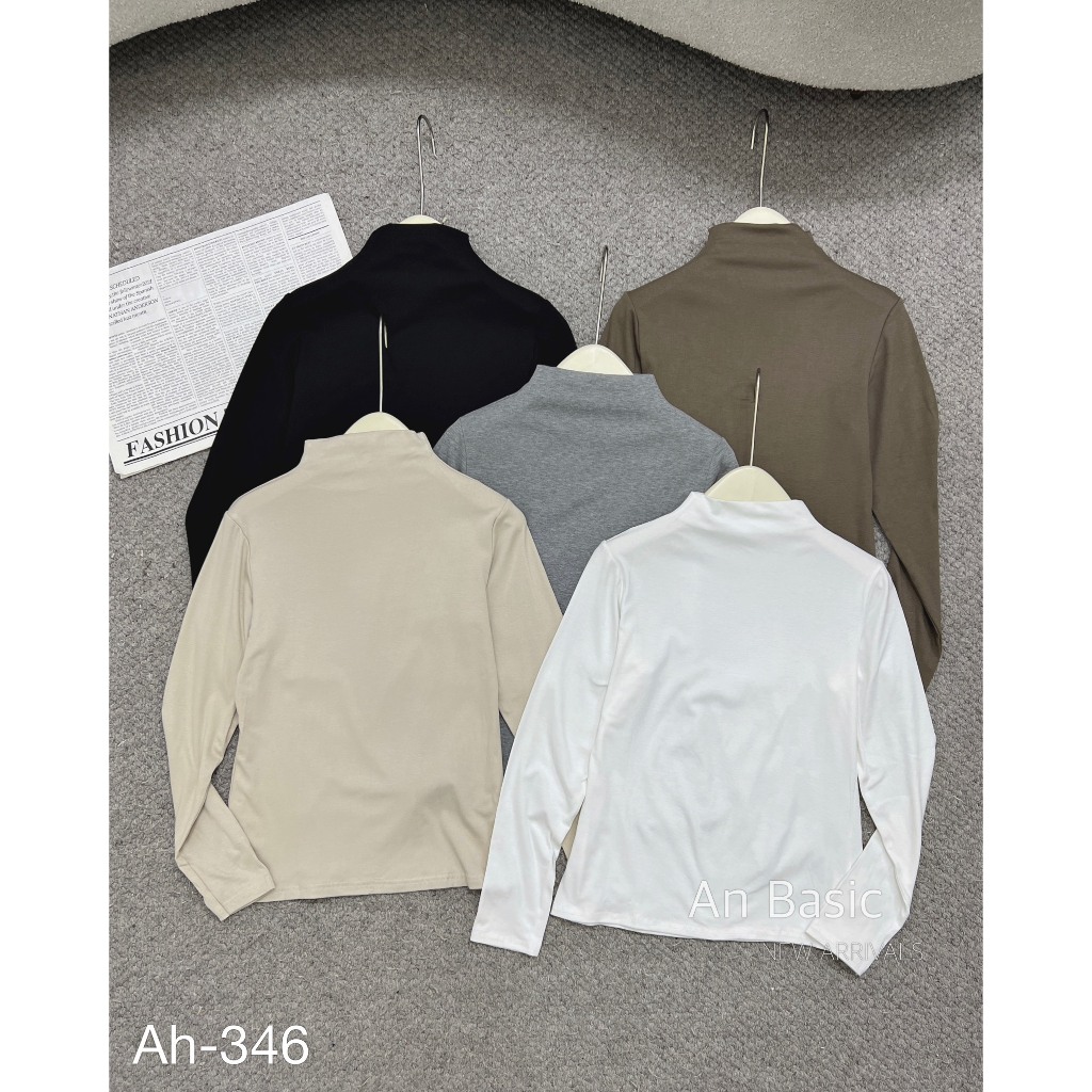 Áo thun dài tay cổ leo 3 phân - Retrostyle.vn - Aothundaitay346_P13K1