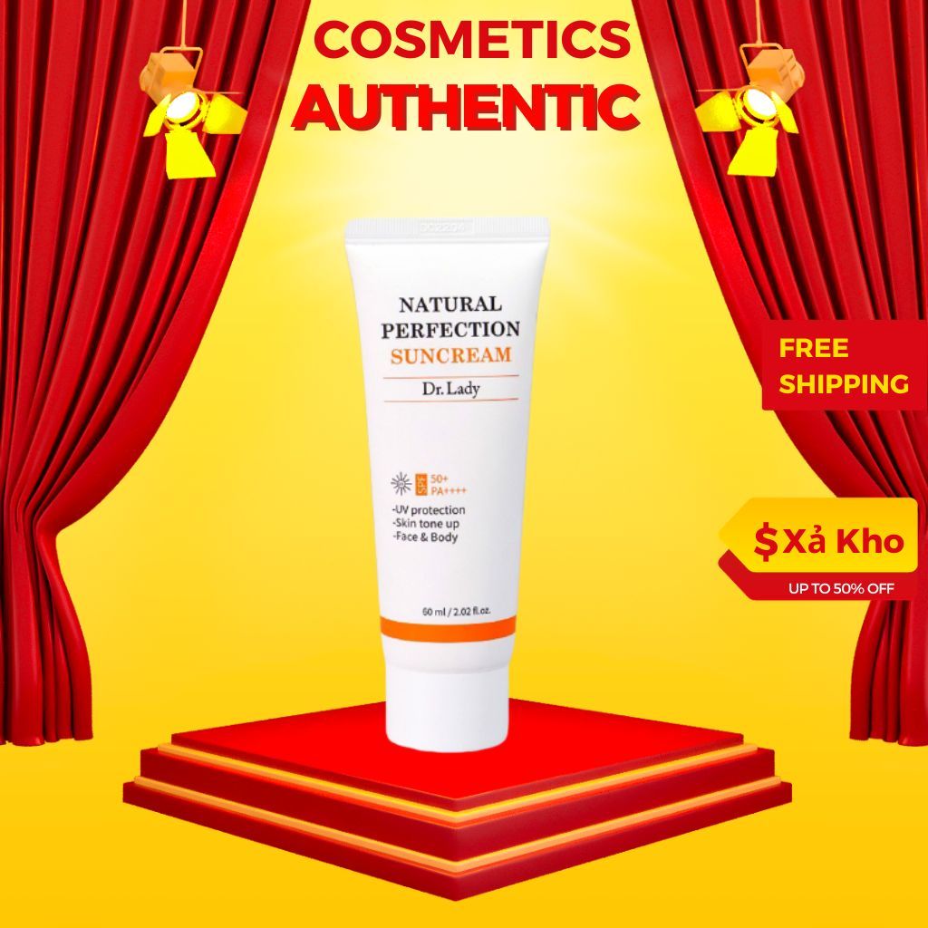 Kem Chống Nắng Vật Lý Nâng Tone Dr.Lady Suncream 60ml - Ngăn Ngừa Nếp Nhăn - Chống Lão Hóa < Xả Kho >