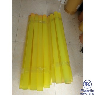 Nhựa pu, gậy cao su pu polyurethane độ đàn hồi cao chống mài mòn trực tiếp từ nhà máy đủ kích thước, chiều dài 50cm.
