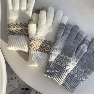 (Rẻ nhất shopee) Găng tay len giữ ấm có thể cảm ứng màn hình cho cả nam và nữ GT01