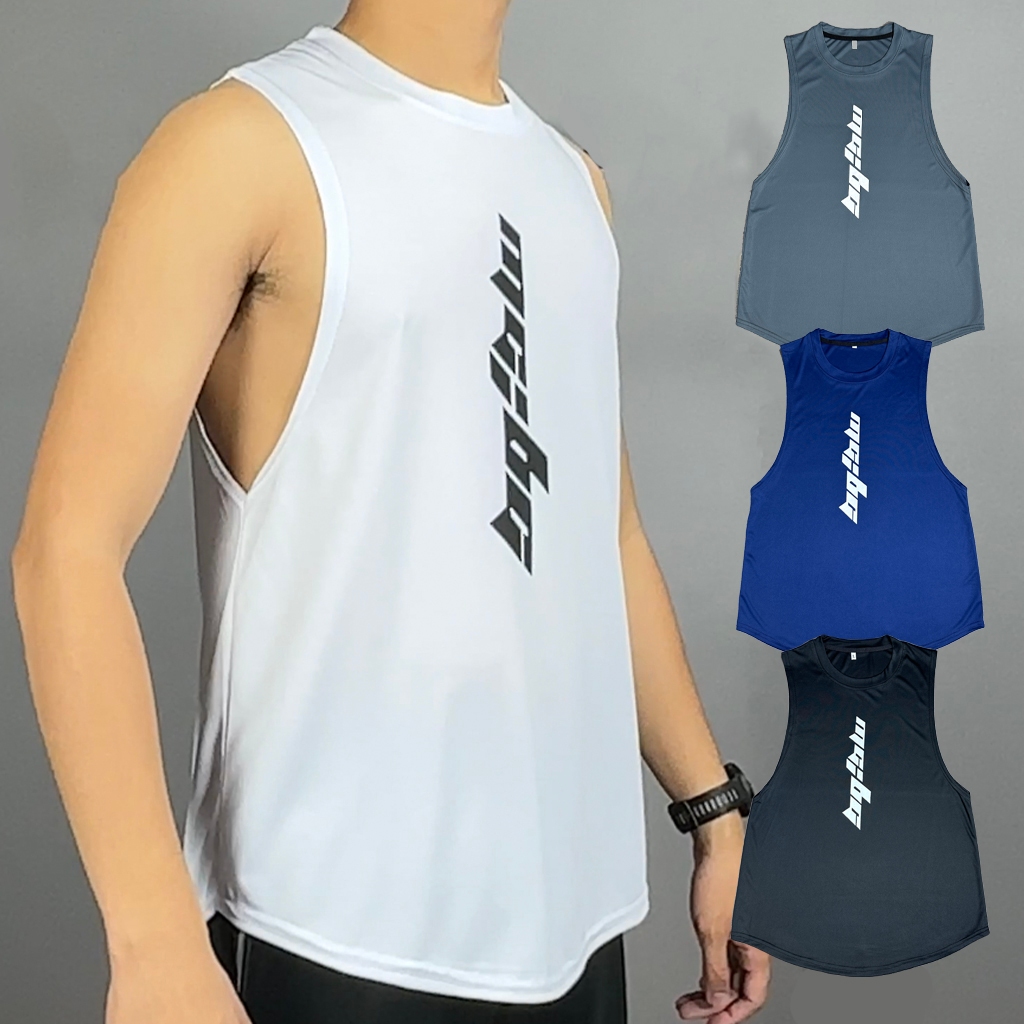 Áo ba lỗ nam TANKTOP form rộng xẻ tà tập GYM thể hình chất thun lạnh X116F