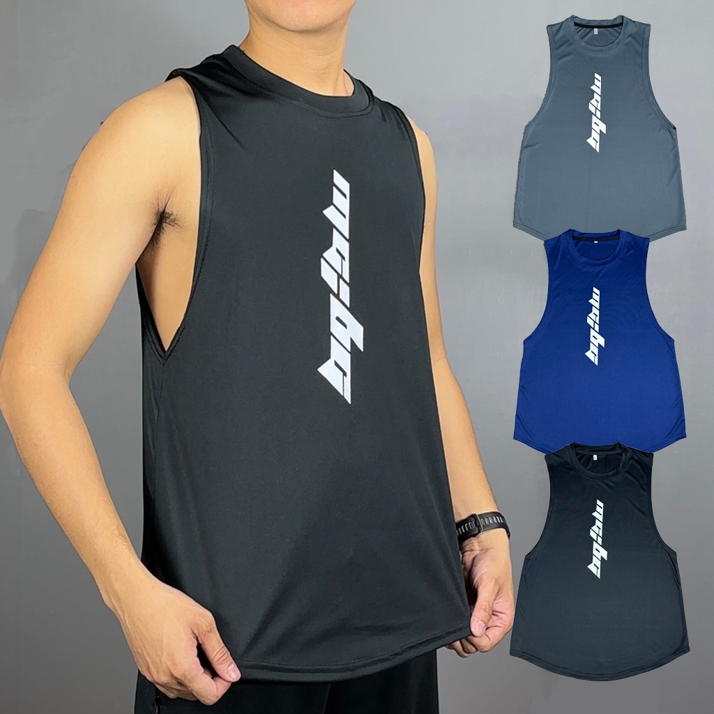 Áo ba lỗ nam TANKTOP form rộng xẻ tà tập GYM thể hình chất thun lạnh X116F