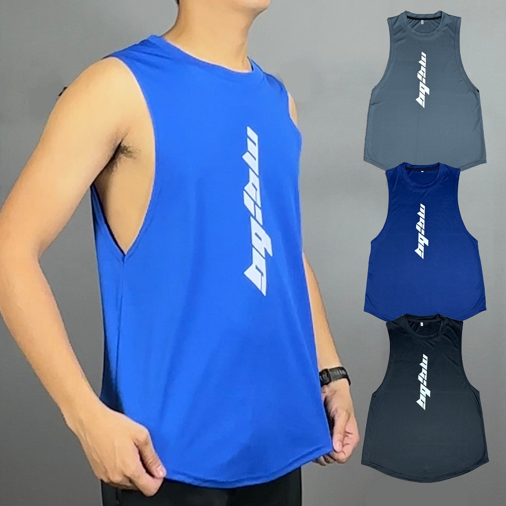 Áo ba lỗ nam TANKTOP form rộng xẻ tà tập GYM thể hình chất thun lạnh X116F