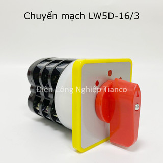 Công tắc xoay tủ điện chuyển đổi 3 pha điện áp 72x72 lw5d-16/3 16a 3 tầng, lw5d-16/4 16a 4 tầng, lw5d-16/6 16a 6 tầng
