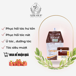 ủ tóc collagen karseell dưỡng tóc phục hồi hư tổn tóc chăm sóc tóc hấp tóc chuyên nghiệp - Cam kết ưng ngay lần đầu dùng