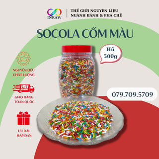 Socola Cốm Màu Trang Trí Bánh Hũ 500g