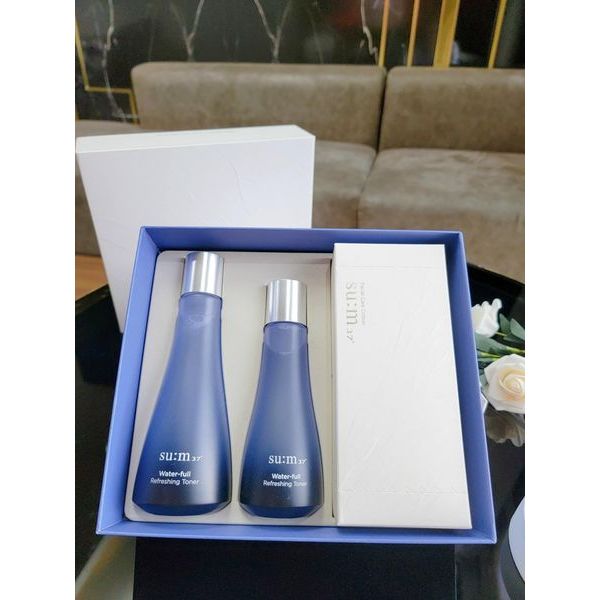Set Nước hoa hồng cấp nước Sum:37 Water-full Skin Refreshing Toner