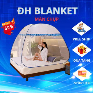 Màn chụp tự bung 1m6x2m - 1m8x2m cao cấp - màn chống muỗi thông minh
