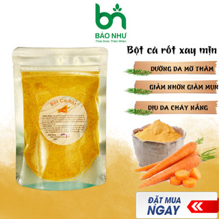 Mặt nạ bột cà rốt sáng da cấp ẩm