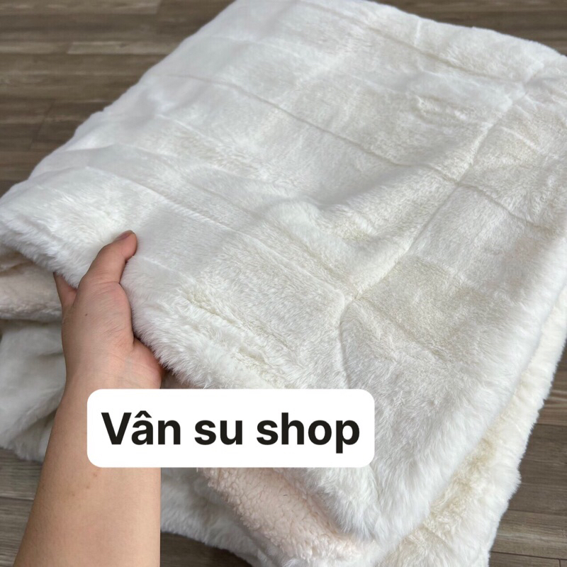Van su shop-Chăn lông thỏ Rabbit Blanket 2mx2m3