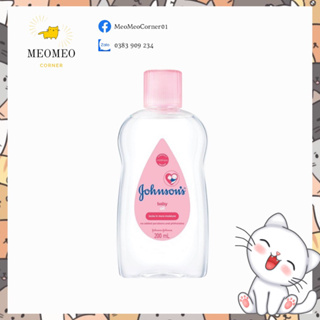 Dầu mát xa dưỡng ẩm Johnson s baby oil pink 200ml