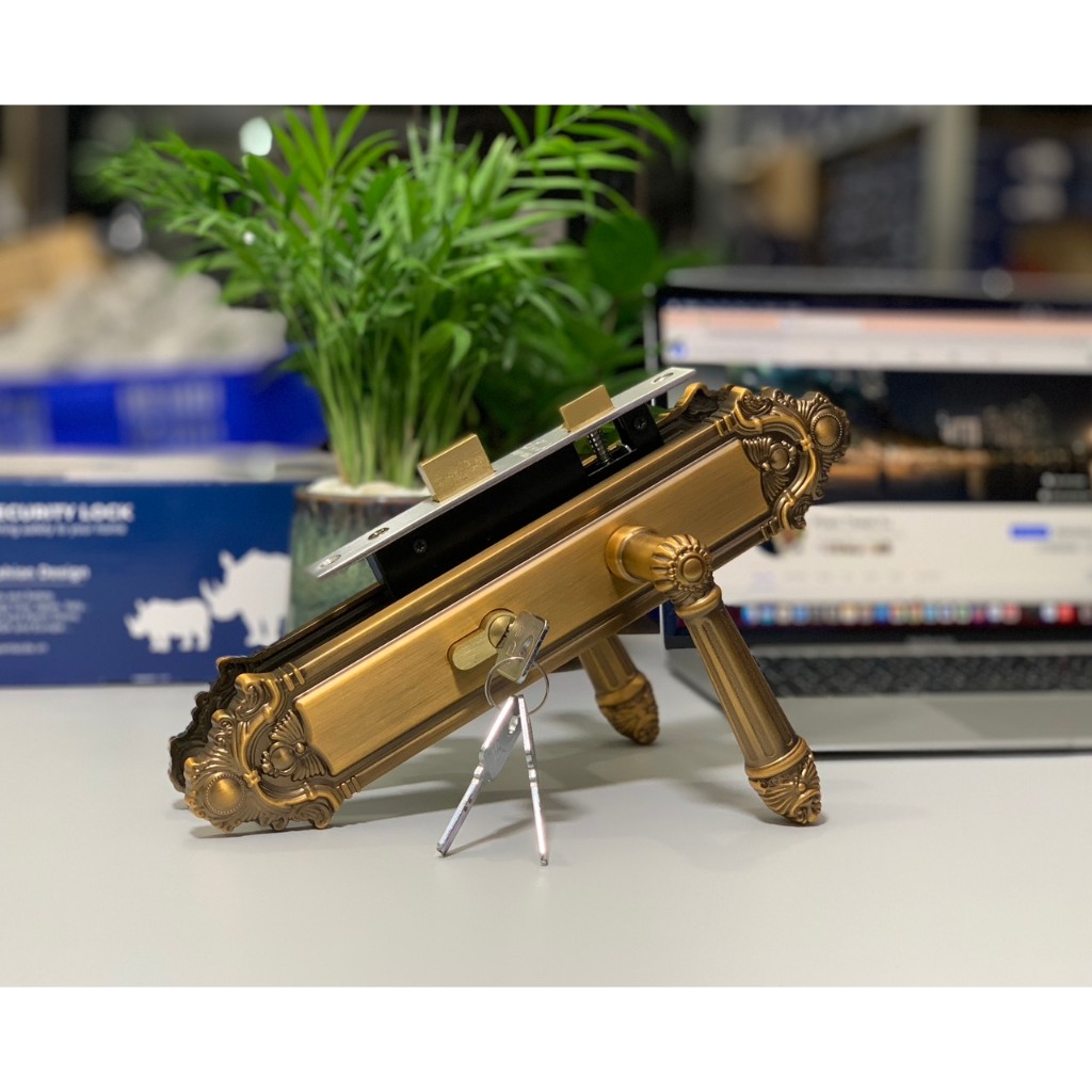 Khoá Tay Gạt Tay Trúc 280*55*2.2 mm chuẩn đẹp đến từng milimet, dành cho cửa thông phòng SECURITY LO