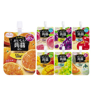 Thạch hoa quả Tarami nhật bản dạng túi uống 150g nhiều vị thạch trái cây dưa lưới, đào , xoài, táo, nho, cam