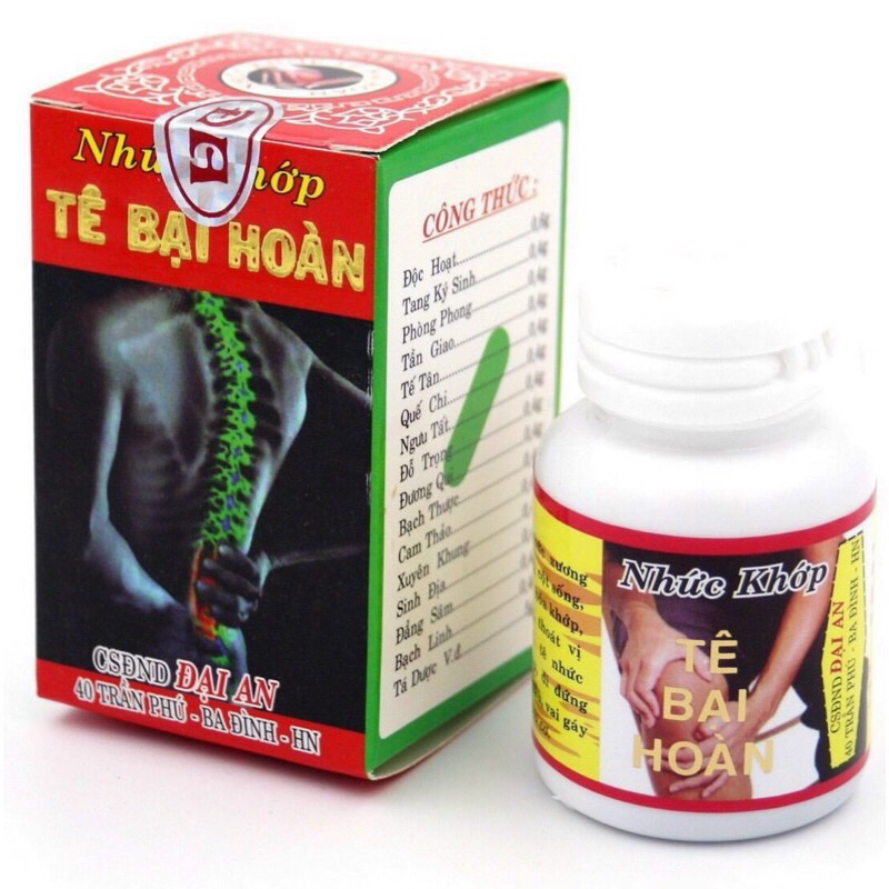 TÊ BẠI HOÀN hủ trắng 40 viên