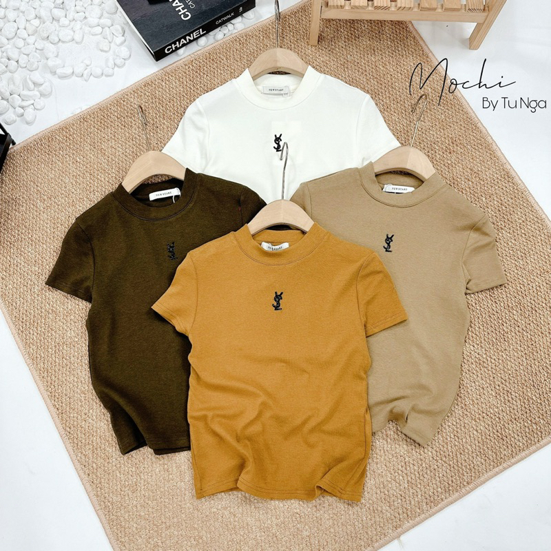 Áo thun mịn YSL - tag NEW START