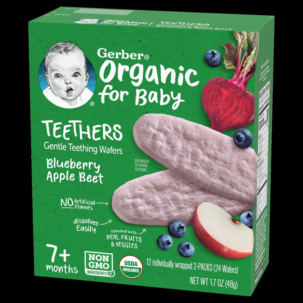 Bánh ăn dặm Nestle Gerber hộp giấy 48g - Lon & hũ nhựa 42g