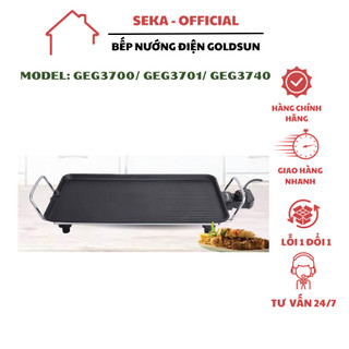 Bếp nướng điện GOLDSUN công suất lớn nhôm đúc dày, bếp nướng phủ chống dính có rãnh thoát dầu mỡ, bảo hành chính hãng