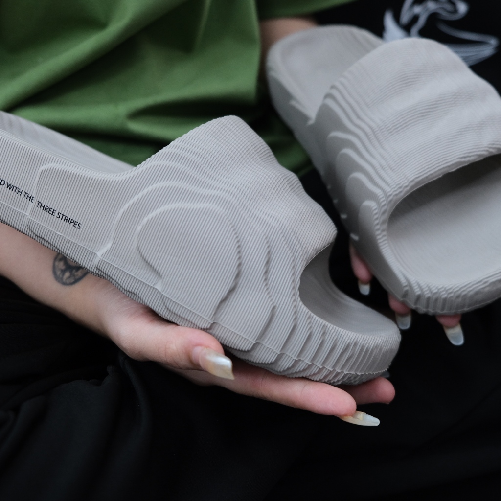 Dép Adilette 22 Màu Xám GX6950 Hàng Chính Hãng - Fox Sneaker