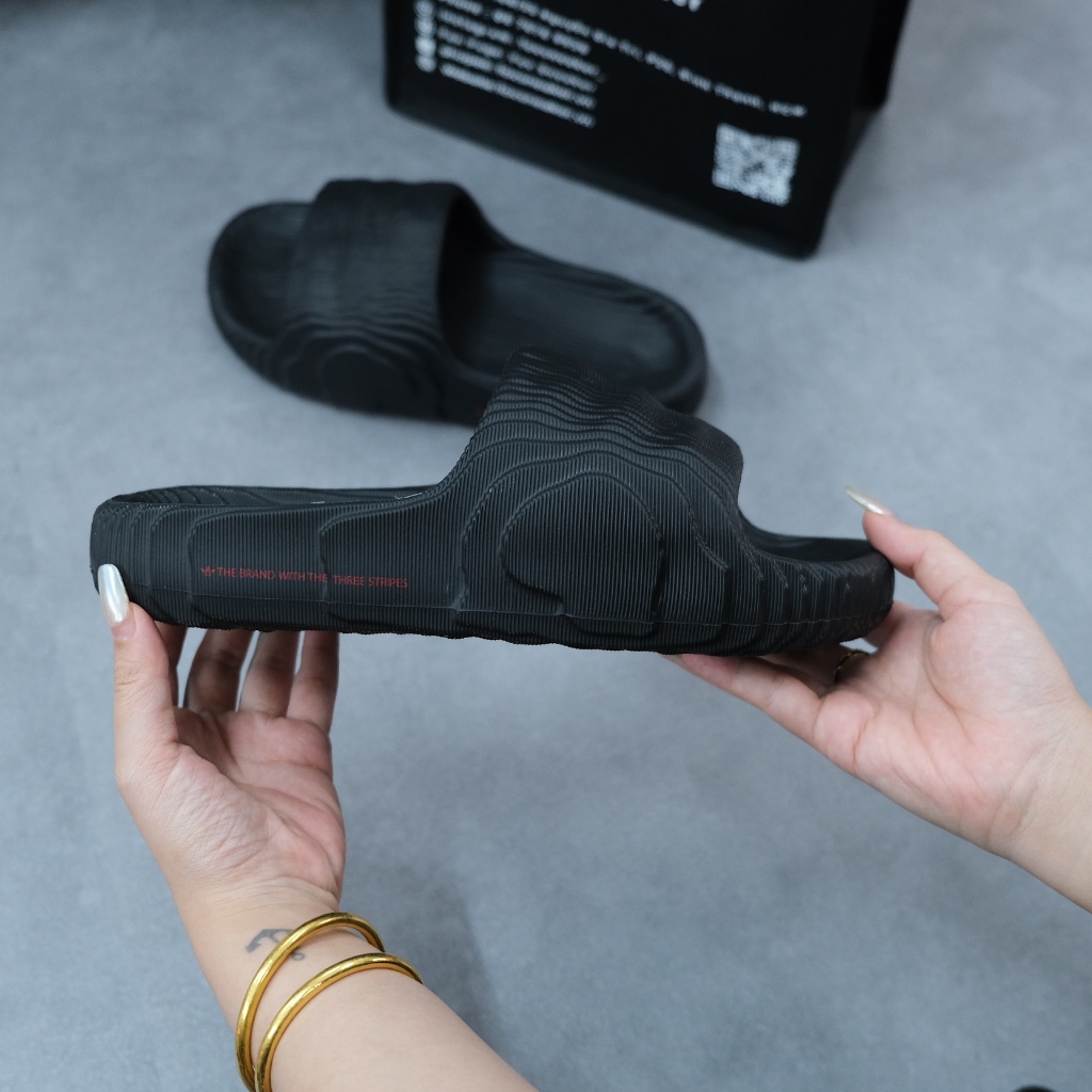 Dép Adilette 22 Màu Xám GX6950 Hàng Chính Hãng - Fox Sneaker