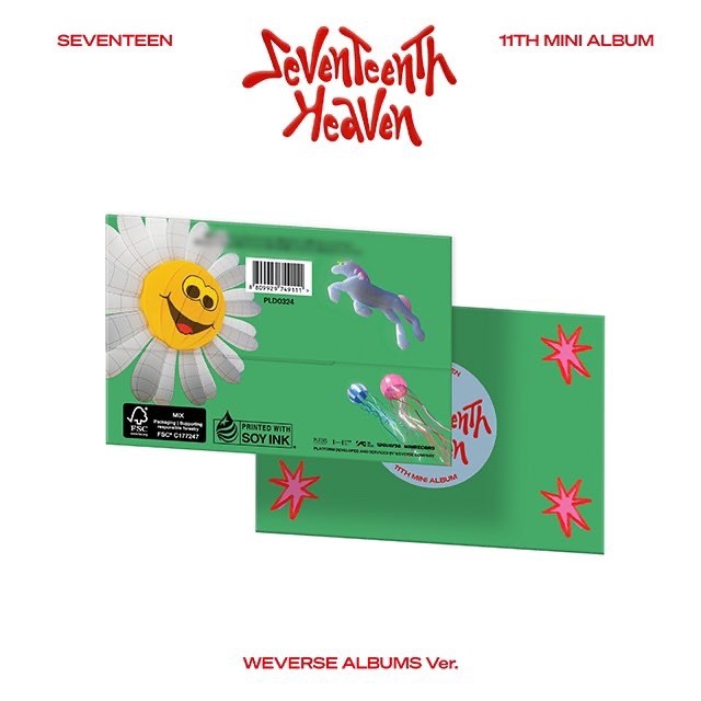 Album SEVENTEEN  HEAVEN" - chính hãng - có sẵn