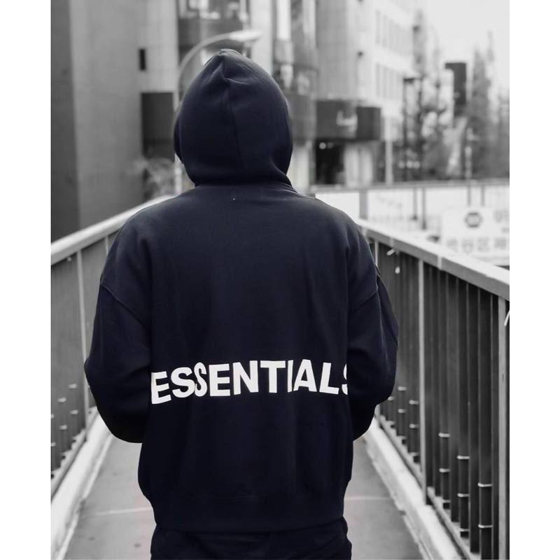 ÁO Hoodie Local Brand Unisex SILENCE T-SHIRT/ ESS.ENTIALS, Hoodie nỉ bông nam nữ unisex from rộng oversize