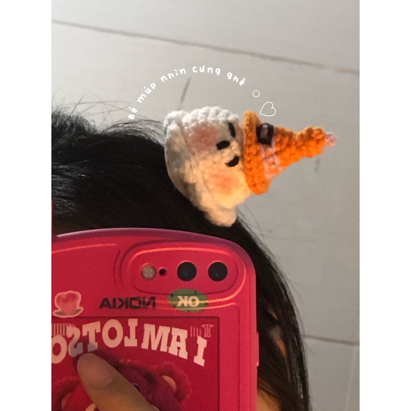 Kẹp tóc mũ phù thuỷ halloween