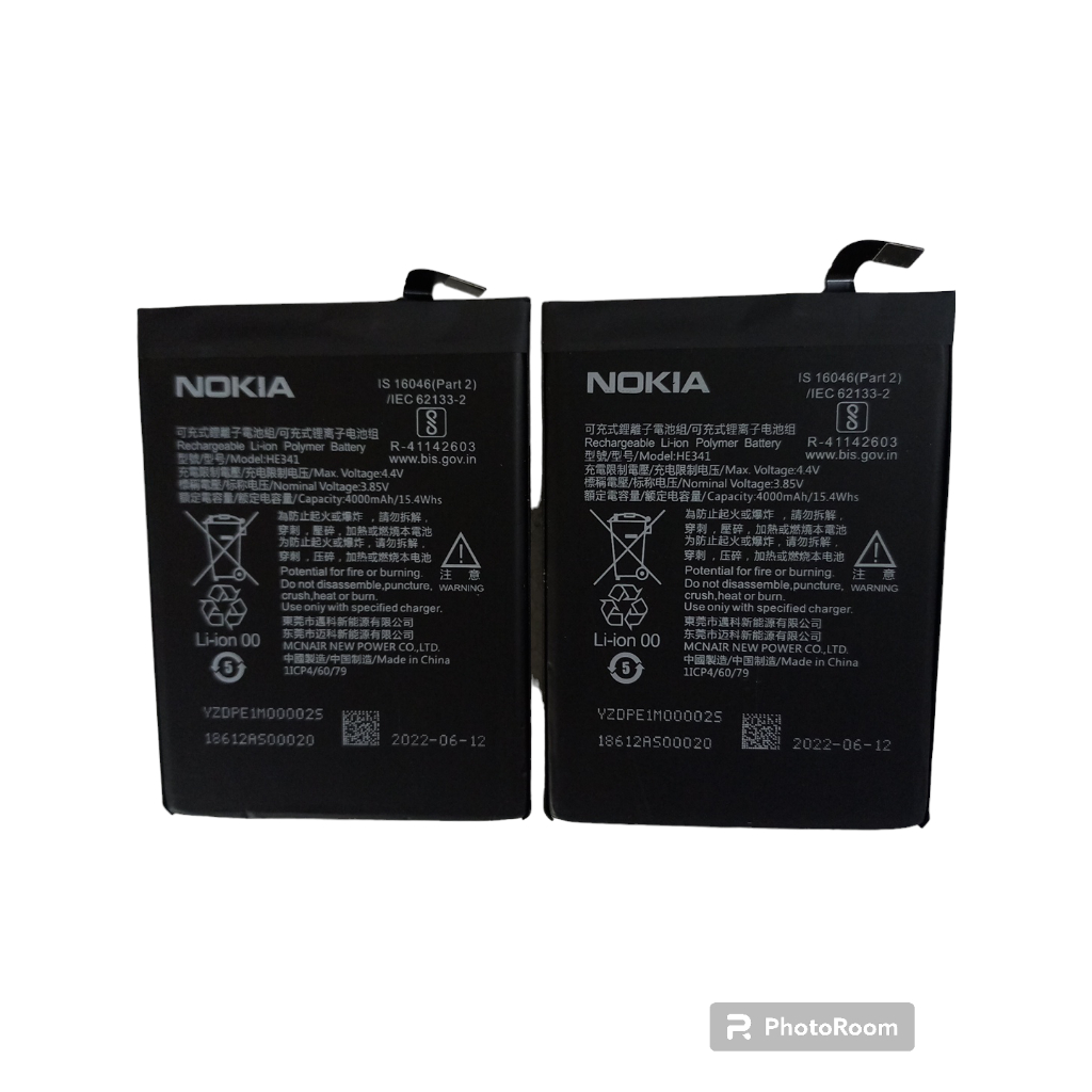 Pin Nokia HE338 / HE341 Chính Hãng Dùng Cho Nokia 2 Dual Sim / TA-1029 / Nokia 2.1 plus / TA-1080, Dung Lượng 4000mAh