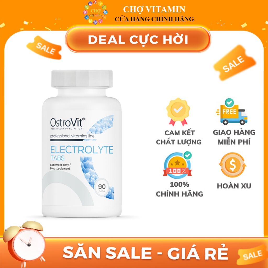 Thực Phẩm Bổ Sung OstroVit Electrolyte - Hỗ Trợ Hoạt Động Cường Độ Mạnh, Cân Bằng Điện Giải