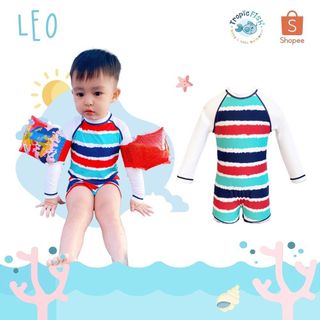 Đồ bơi chống nắng giữ nhiệt cho bé trai Leo - Coral Kids Leo Swimwear