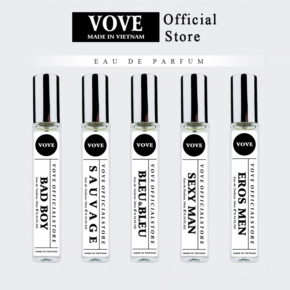 Nước Hoa Nam Sexy Man, Bad Boy, Sauvage, Bleu, Eros Men Hương Thơm Ngọt Ngào, Cuốn hút - Dạng xịt 10ml