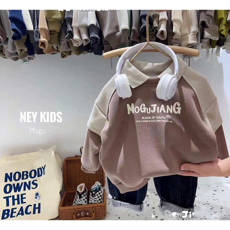 Áo nỉ lót lông unisex