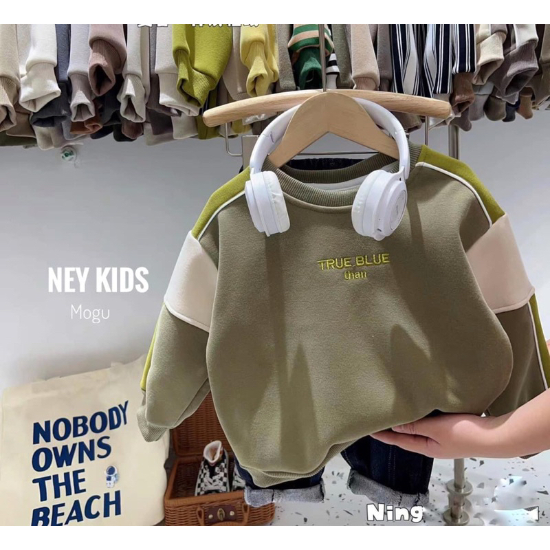 Áo nỉ lót lông unisex