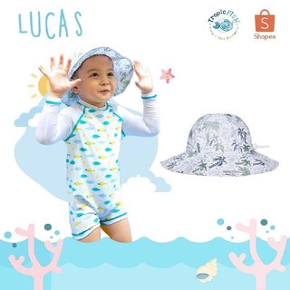 Nón bơi rộng vành cho bé trai TropicFish - Lucas Bucket Swim Hat TropicFish